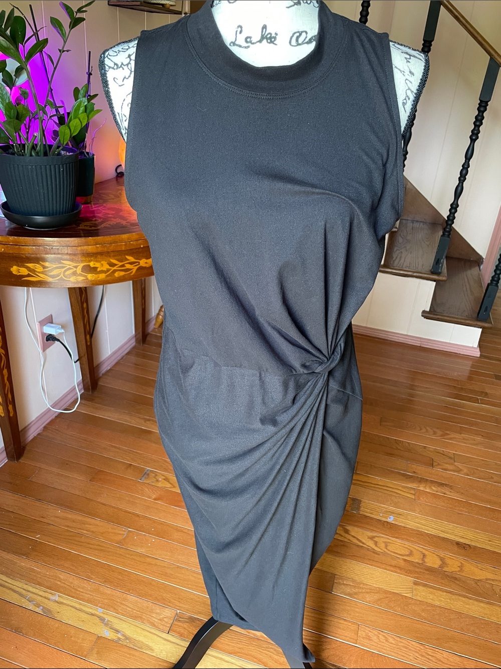 Sleeveless Black Twist-Front Dress Stitchfix!